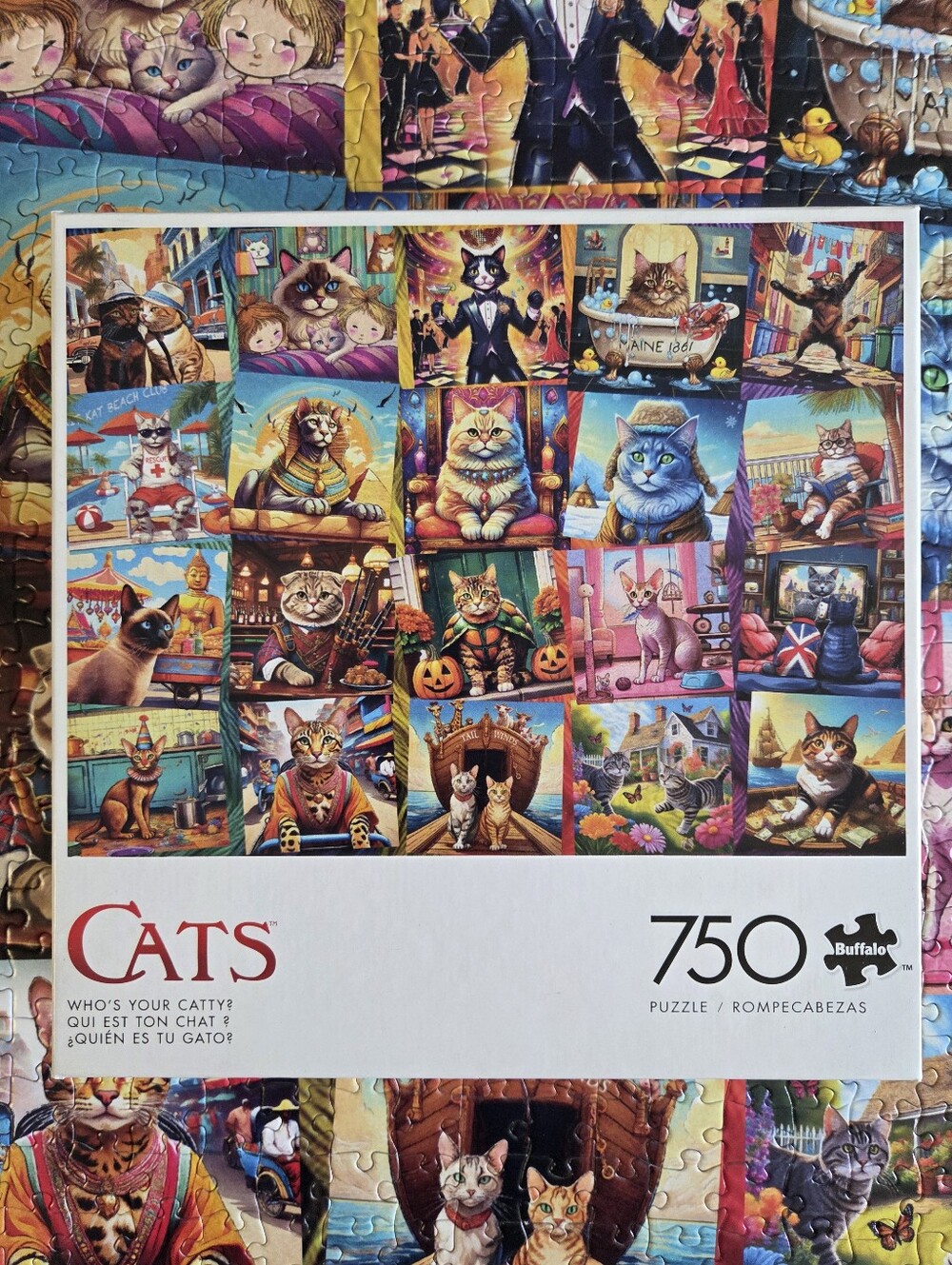 Buffalo Games "Who's Your Catty" 750 Piece Jigsaw Puzzle